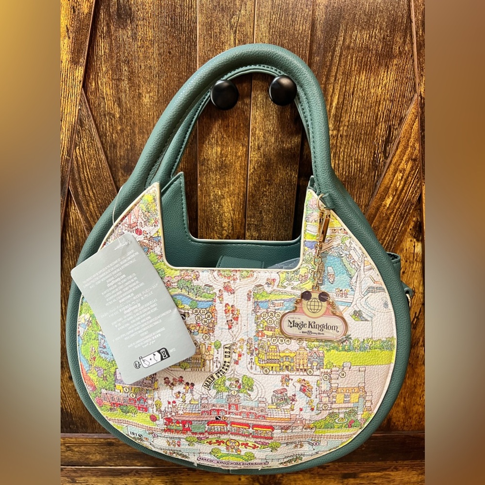 Disney Magic Kingdom Park Map Designed Handbag